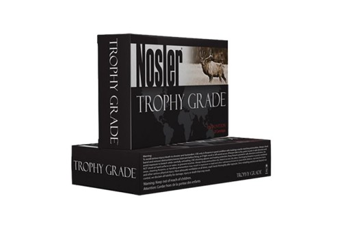 Nosler Trophy Grade 338 Win Mag 250 grain AccuBond Rifle Ammo, 20/Box - 60086