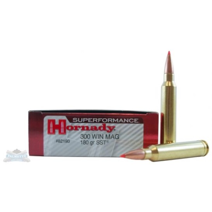 Hornady 300 Win Mag 180gr SST Superformance Ammunition 20rds- - -82193