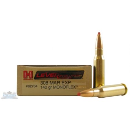 Hornady Leverevolution 308Mar 140Gr Monflex 090255827347