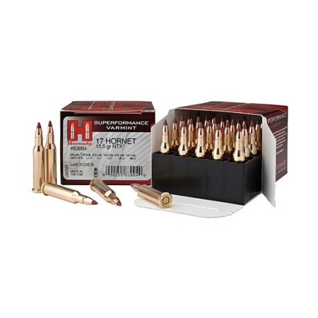 Hornady .17 Hornet 15.5 gr Superformance 25 Rounds Ammunition - 83004