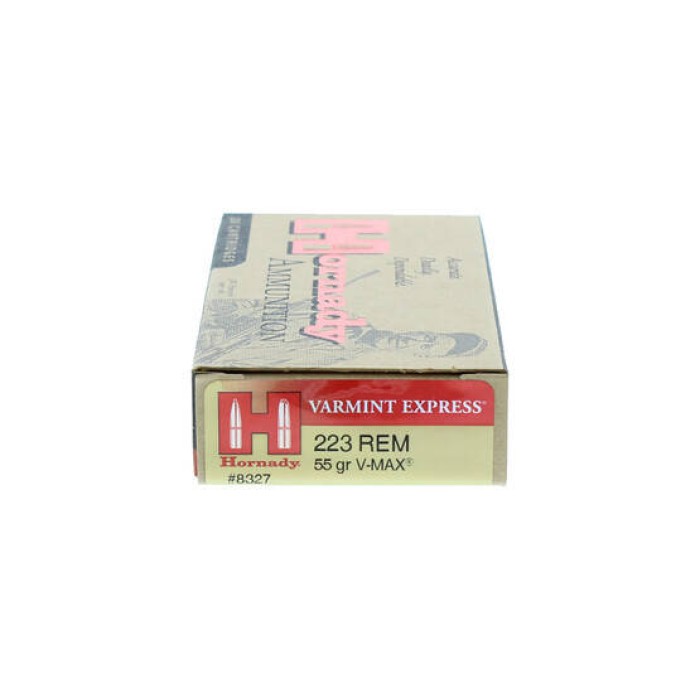 Hornady Varmint Express 223REM 55 Grain V-Max 20 Round Box - Dirty Bird Industries