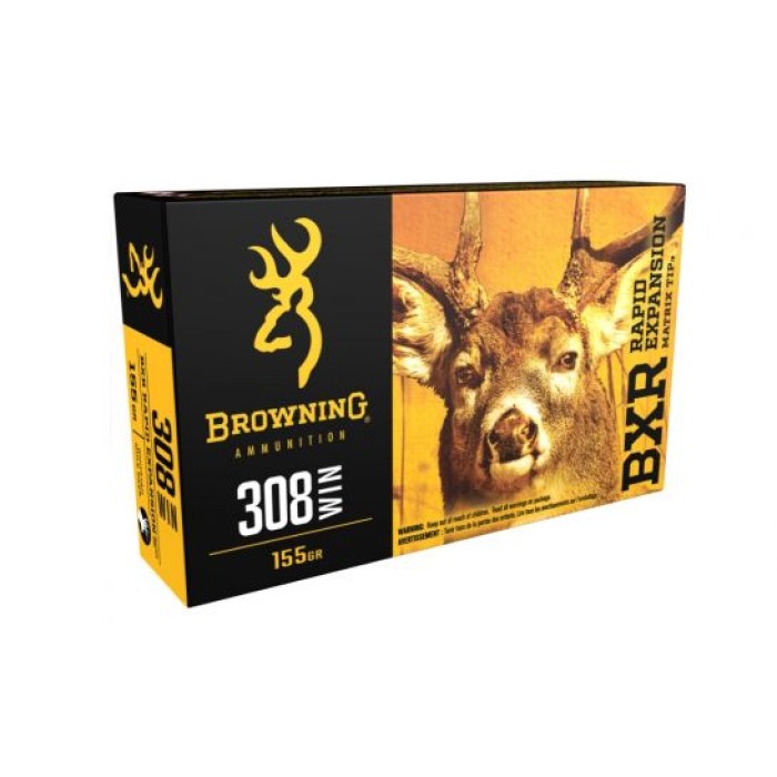 Browning BXR .308 Winchester 155gr Matrix Tip 20 Rounds Ammunition - B192103081