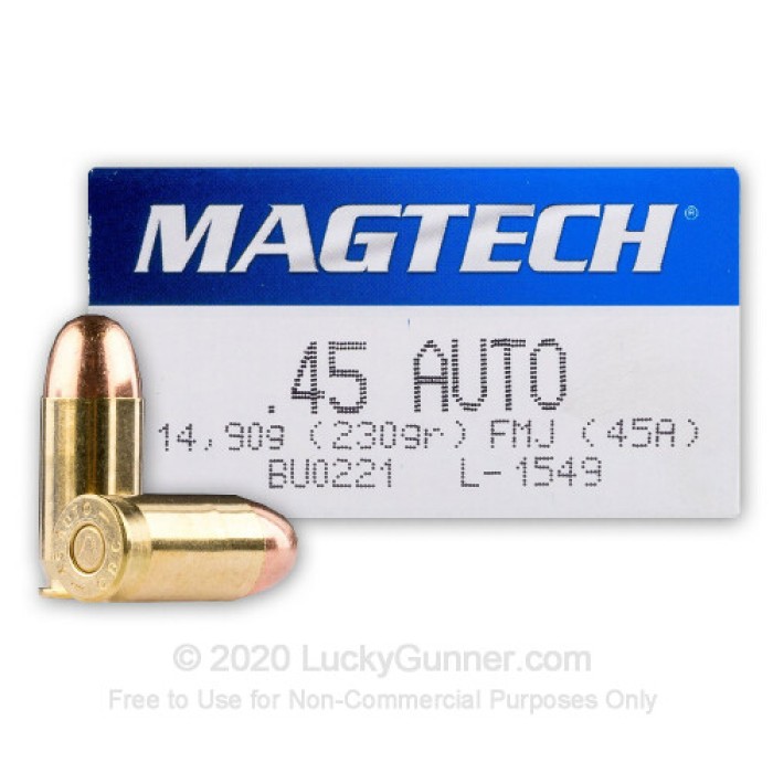 .45 Auto FMJ UPC: 754908162802