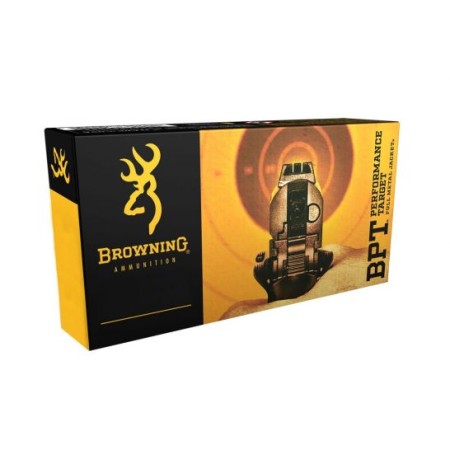 Browning 380 Auto/ACP 95gr BPT Performance Target Ammunition, 50 Round Box - B191803801