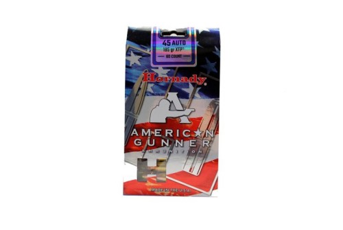 Hornady 45 Auto/ACP 185gr XTP American Gunner Bulk Ammunition, 60 Round Box - 90907