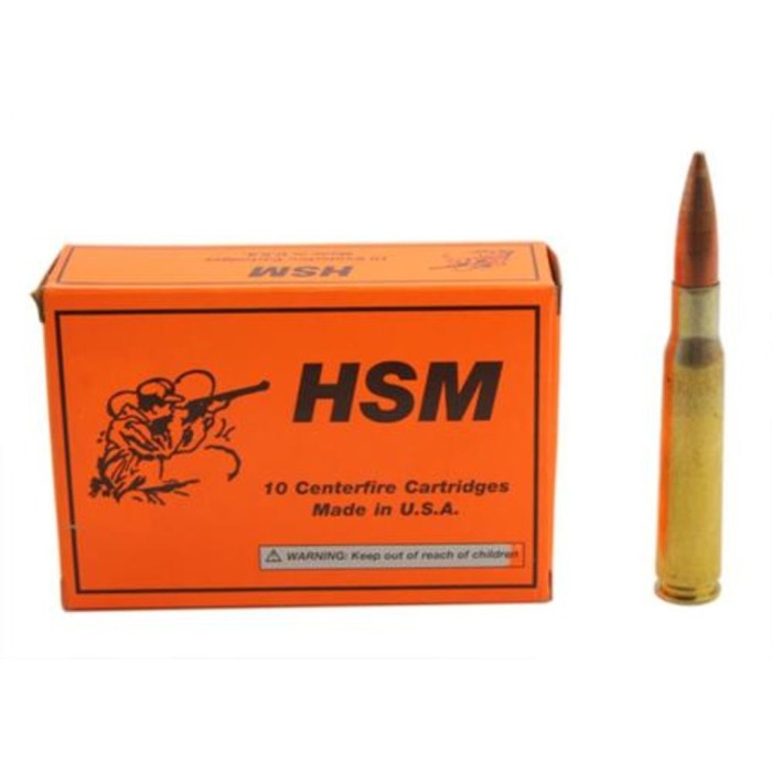 HSM Classic Rifle Ammunition 50 BMG FMJ 647 gr. 10 rd. HSM-50BMG-1-N