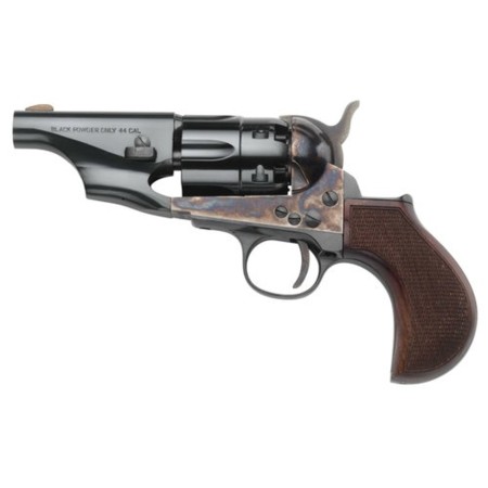 Taylors and Co 1860 Army Snub Nose .44 3" Barrel 6-Rounds Walnut Grips