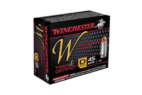 Winchester .45 ACP 230 gr Train & Defend 20 Rounds Ammunition - W45D