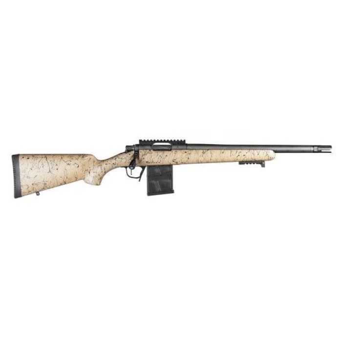 Christensen Arms Ridgeline Scout .450 Bushmaster Bolt Action Rifle - Versatile Tan and Black Finish for All-Terrain Performance - 801-06357-00