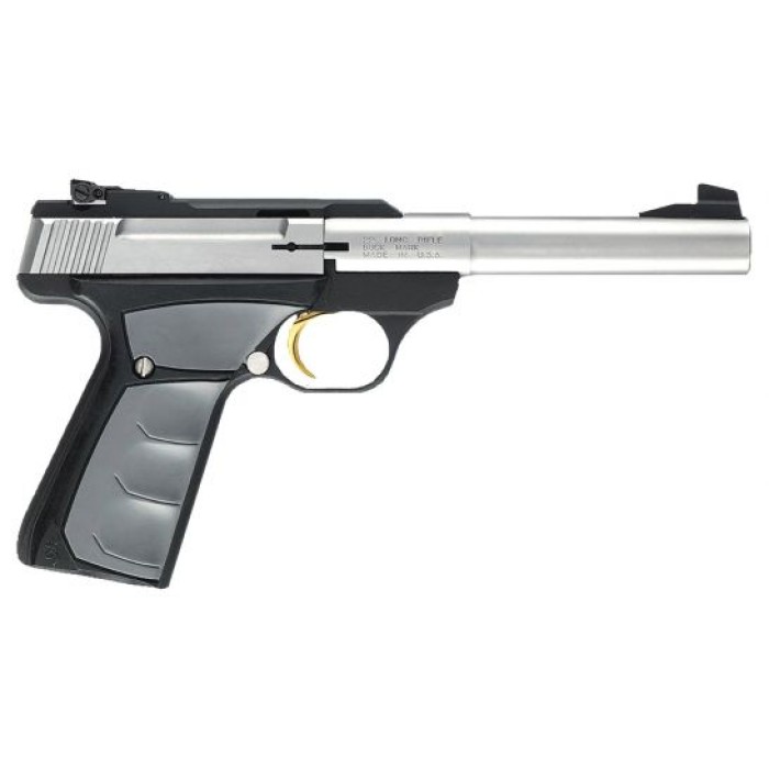 Browning Buck Mark Camper Stainless UFX CA Compliant 22 LR Pistol 10 Round Blowback, Black - 051483490