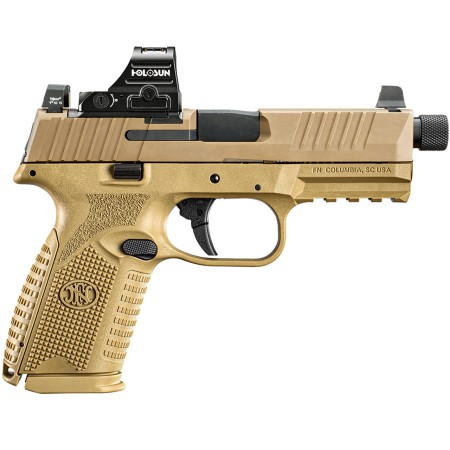 FN 509MT 9mm w/Holosun 407C Red Dot FDE Semi Automatic Handgun