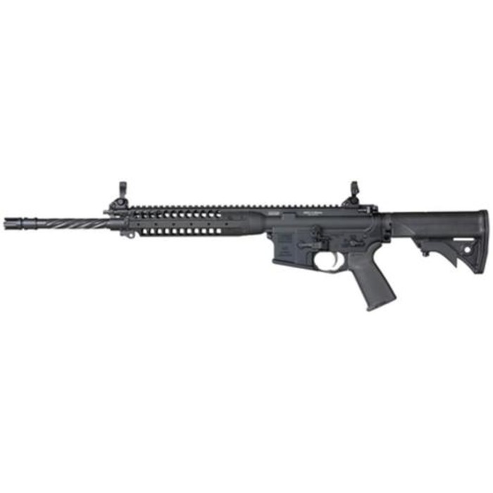 LWRC IC-Enhanced 5.56/223 16" Spiral Fluted Barrel Adjustable Stock MOE Grip 10 Round - CA Compliant 2018