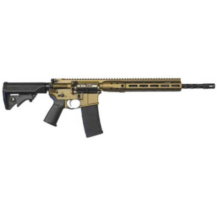 LWRC DI IC 5.56/223 AR-15 Burnt Bronze 16" Barrel M-LOK Rail 30rd Mag