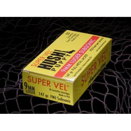 Super Vel Ammunition 9mm Luger 147 grain Full Metal Jacket Brass Cased Pistol Ammo, 50 Rounds, 914750HN