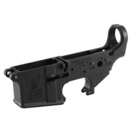 Spikes Tactical Punisher Black Open Stripped Lower Receiver