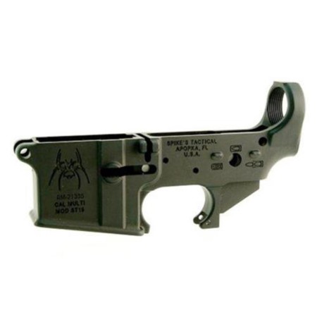 Spikes Lower Receiver Stripped ST-15 Spider, Bullet Marking