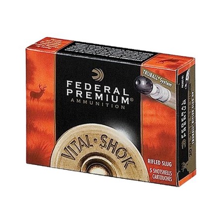 Federal 20ga 3" Truball Rifled Slug Ammunition 5rds - PB209 RS