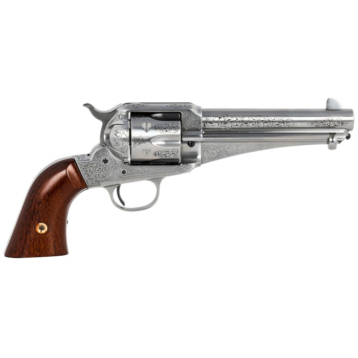 Taylors and Co 1875 Army Outlaw Walnut .45 Colt 5.5" Barrel 6-Rounds with Blade Front and Notched Rear Sights