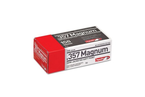 Aguila 357 Magnum 158gr SJHP Ammunition 50rds - 1E3572823