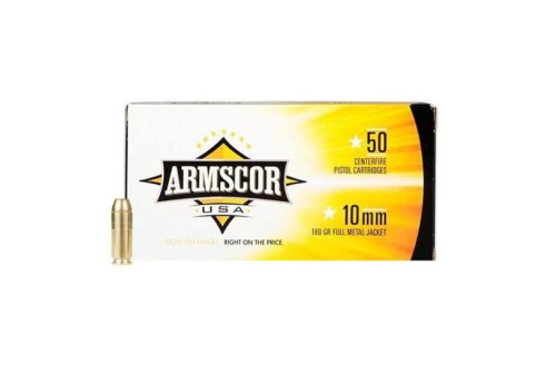 Armscor USA 10mm 180 gr FMJ 50 Rounds Ammunition - FAC10-2N