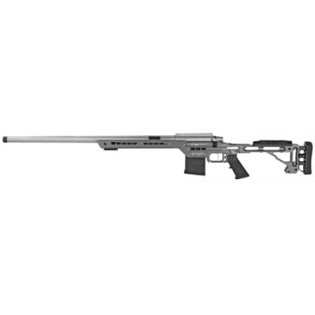 MasterPiece Arms BA PMR Competition 6.5 Crd Bolt Action AR-10 Rifle, Tungsten - 65CMPMRRHTNGPBA