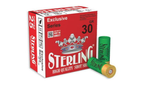 Sterling Exclusive Series 12 GA, 2-3/4in. 1-1/16oz. #8 Shot - 25 rounds