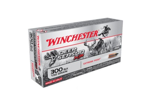 Winchester 300 AAC Blackout 150gr Deer Season XP Ammunition, 20 Round Box - X300BLKDS