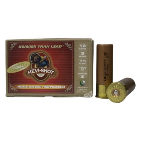 Hevi-Shot 12ga 3" 1-3/4 oz. #5 Hevi-13 Shotshell Ammunition, 5 Round Box - 43235