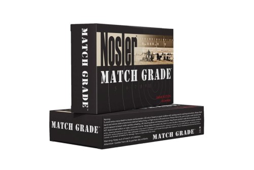 Nosler Match Grade 338 Lapua Mag 300 grain Custom Competition Rifle Ammo, 20/Box - 43136