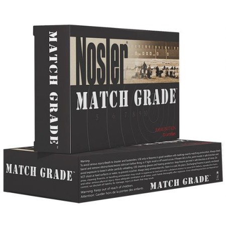 Nosler Match Grade 9mm Luger 115 grain Jacketed Hollow Point Handgun Ammo, 50/Box - 51017