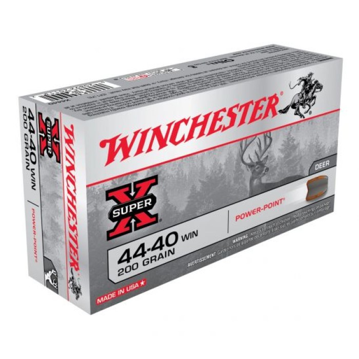 Winchester 44-40 Win 200gr SP Super-X Ammunition 50rds - X4440