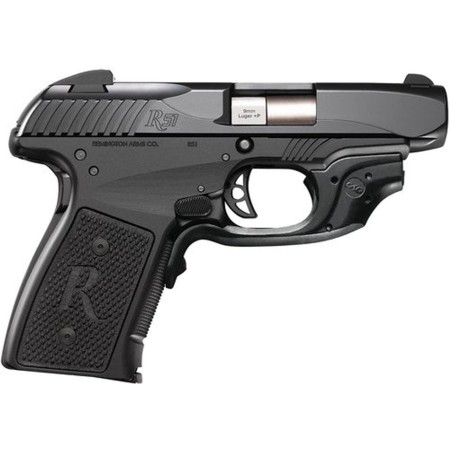 REMINGTON R51 Crimson Trace 9mm Luger +P 3.4in 7rd Semi-Automatic Pistol (96432)