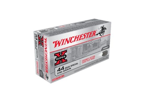 Wiinchester USA 44 Special 240gr LRN Cowboy Ammunition, 50 Round Box - USA44CB