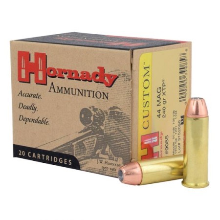 Hornady .44 Mag 240gr XTP Custom Pistol Ammunition 20rds - 9085