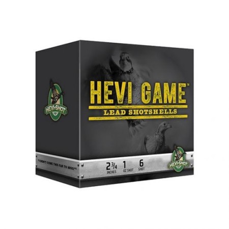 Hevi-Shot 20ga 2.75" #6 Hevi-Game Shotshell Ammunition 25rds - 92036