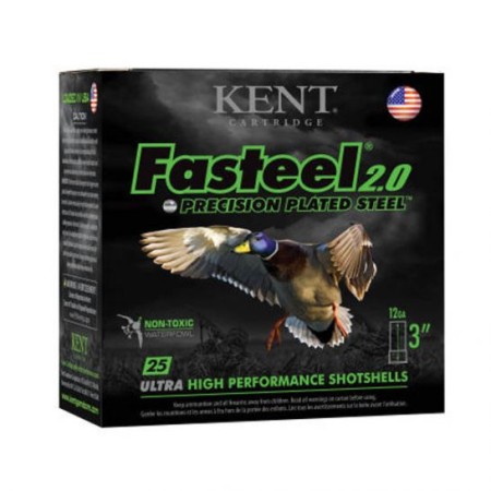 Kent Cartridge Fasteel 2.0 Waterfowl 12 Gauge Ammunition 3" Shell #4