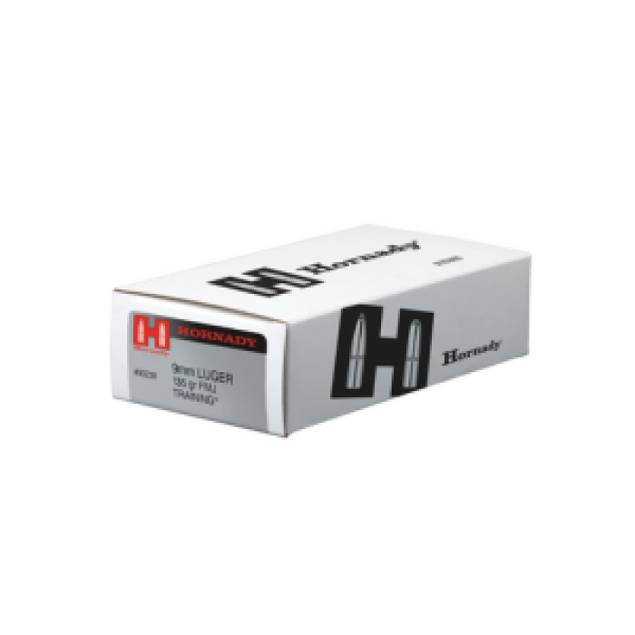 Hornady 9mm 135gr FMJ Training Brass 50ct - Brass Casing