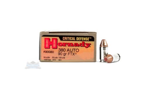 Hornady 380 90gr FTX Critical Defense Ammunition 25rds - 90080