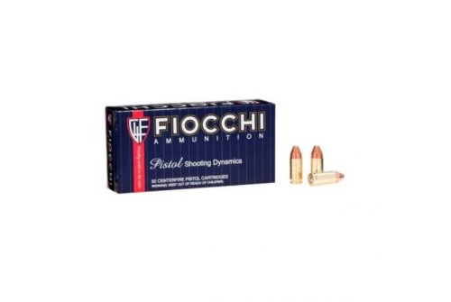 Fiocchi 9mm 115 gr Complete Metal Jacket 50 Rounds Ammunition - 9APCMJ