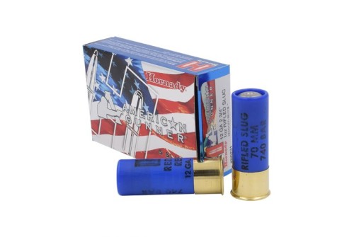 Hornady 12ga Reduced Recoil 1oz Slug American Gunner Ammunition , 5rds - 86231