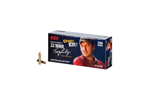 22 WMR - 40 Grain JHP - CCI Maxi-Mag MeatEater Edition - 200 Rounds