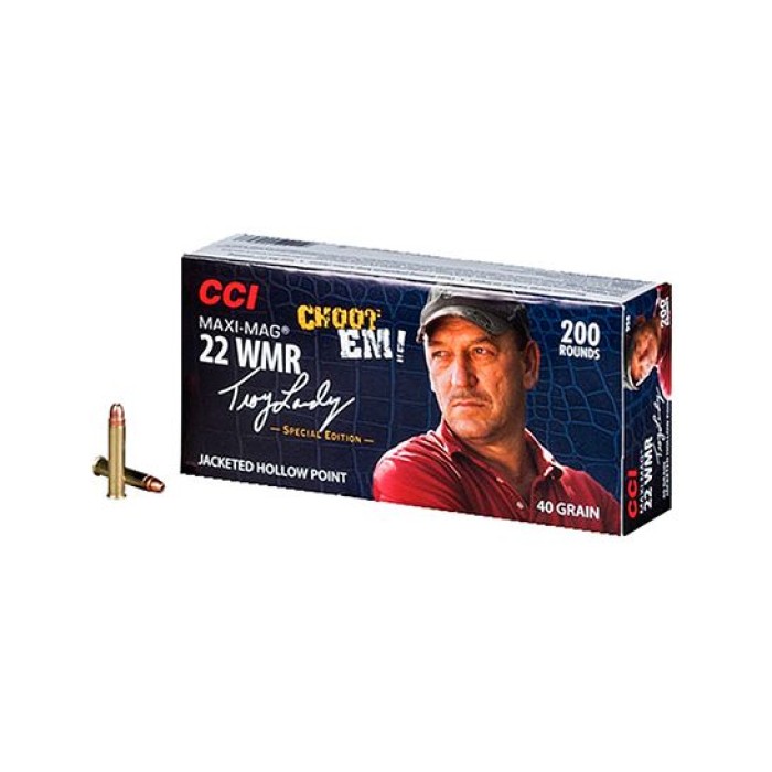 22 WMR - 40 Grain JHP - CCI Maxi-Mag MeatEater Edition - 200 Rounds