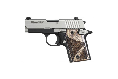 Sig Sauer P938 9mm Blackwood Two-Tone Pistol 938-9-BG-AMBI