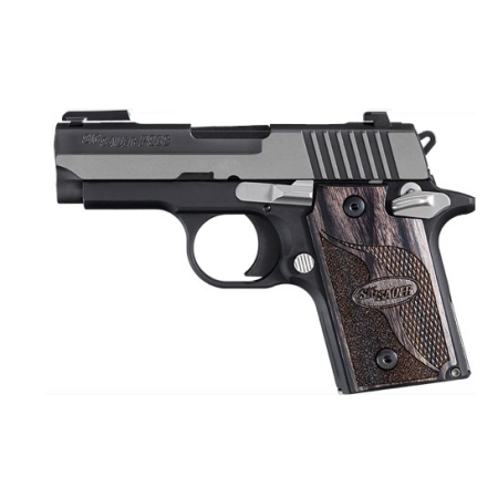 Sig Sauer P938 9mm Equinox Blackwood Two-Tone Pistol - Range Gun