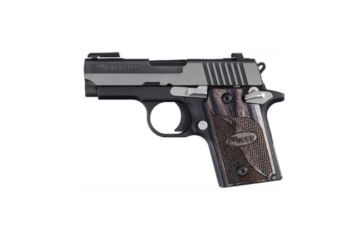 Sig Sauer P938 9mm Equinox Blackwood Two-Tone Pistol - Range Gun