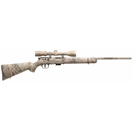 Savage Arms 96765 93R17 XP 17 HMR 5+1 Cap 22" Overall Mossy Oak Brush Rec Right Hand (Full Size) Includes Bushnell 3-9x40mm Scope