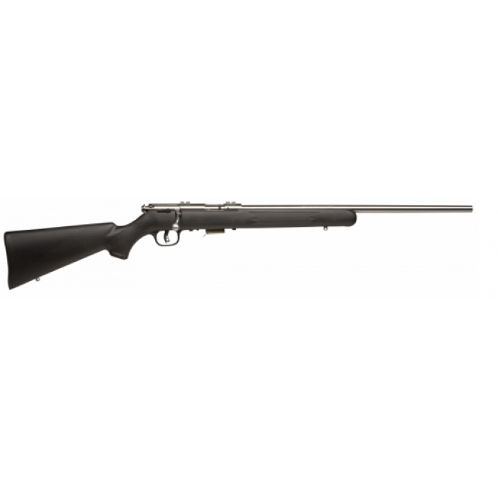 Savage 93R17 FSSNS .17 HMR Stainless Barrel Black Synthetic Stock Rifle 96712