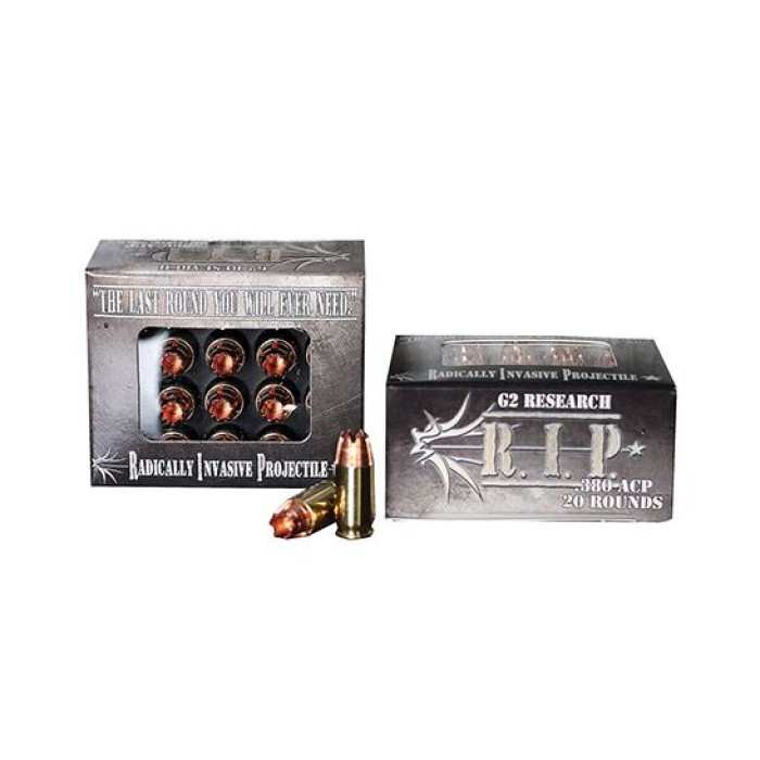 G2 Research 380 Auto/ACP RIP Ammunition 20rds - G2RRIP380