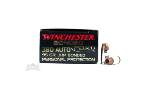 Winchester 380 Auto/ACP 95gr PDX1 Defender Ammunition 20rds - S380PDB