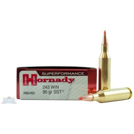 Hornady 243 Win 95GR SST Superformance Ammunition 20rds - 80463